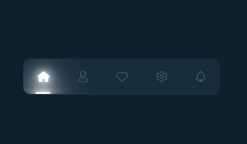 css 特效之发光的导航