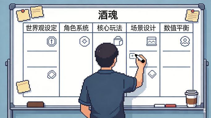 【酒魂开发手记】第三章：五维设计框架——让《酒魂》的设计有章可循