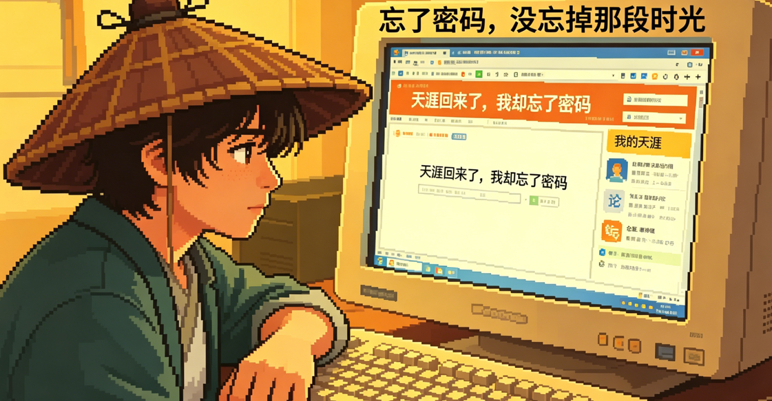 忘了密码，没忘掉那段时光